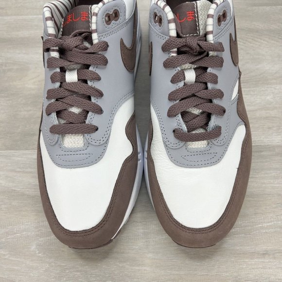 Size 10 - Nike Air Max 1 Shima Shima Summit White / Plum Eclipse FB8916 100 - Picture 5 of 12